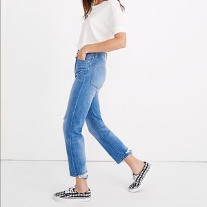 Madewell • Classic Straight Jeans Novello Wash